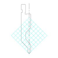 blade 5 Punch Angle 80 R 2.2 mm.